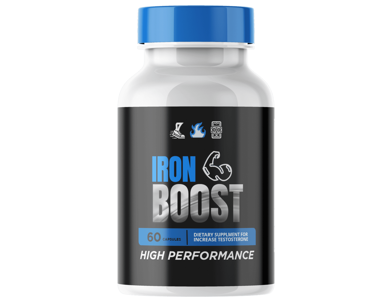 IronBoost Starter Package - 30 Day Trial - 1 Bottle of Testosterone Support Supplement